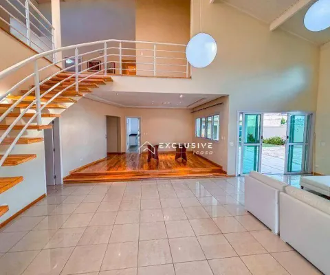 Sobrado com 4 dormitórios à venda, 541 m² por r$ 4.300.000,00 - condomínio sunset park - são josé dos campos/sp