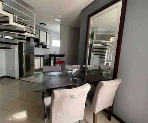 Cobertura com 2 dormitórios para alugar, 176 m² por r$ 5.817,00/mês - edifício village towers - taubaté/sp
