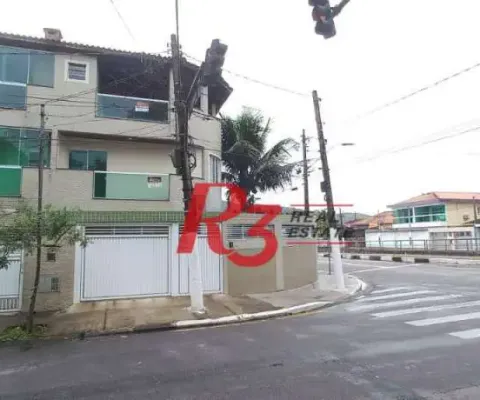 Sobrado à venda, 300 m² por r$ 830.000,00 - areia branca - santos/sp