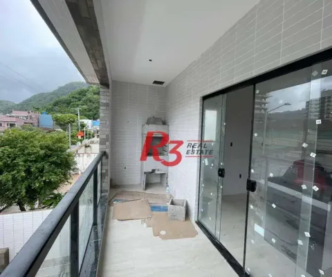 Sobreposta alta com 3 dormitórios, 3 suítes e varanda gourmet  à venda, 127 m² por r$ 898.000 - vila belmiro - santos/sp