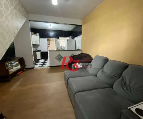 Casa com 3 dormitórios à venda, 100 m² por r$ 280.000,00 - rádio club - santos/sp