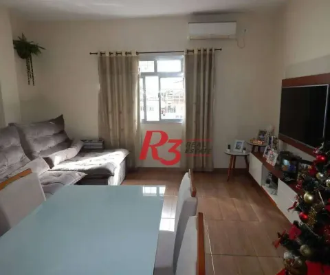Casa com 2 dormitórios à venda, 73 m² por r$ 320.000,00 - santa maria - santos/sp