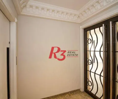 Apartamento com 4 dormitórios para alugar, 377 m² por r$ 16.444,31/mês - gonzaga - santos/sp