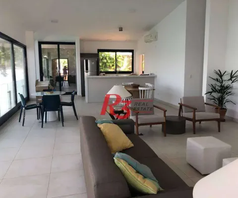 Apartamento duplex com 4 dormitórios, 179 m² - venda por r$ 3.500.000,00 ou aluguel por r$ 13.900,00/mês - loteamento joão batista julião - guarujá/sp
