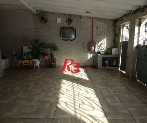 Casa com 2 dormitórios à venda, 73 m² por r$ 320.000,00 - bom retiro - santos/sp