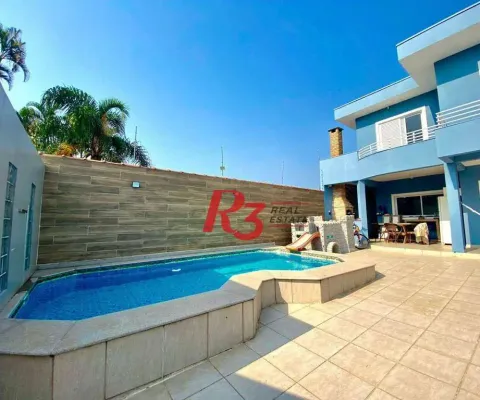 Casa com 4 dormitórios à venda, 173 m² por r$ 1.280.000,00 - solemar - praia grande/sp