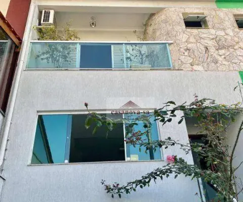 Sobrado com 4 dormitórios à venda, 357 m² por r$ 1.250.000,00 - vila pires - santo andré/sp