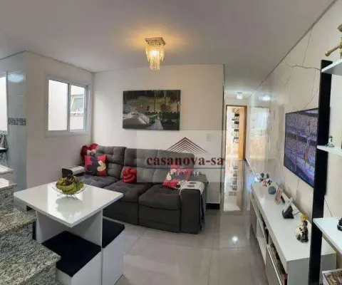 Cobertura com 3 dormitórios à venda, 150 m² por r$ 635.000,00 - vila américa - santo andré/sp