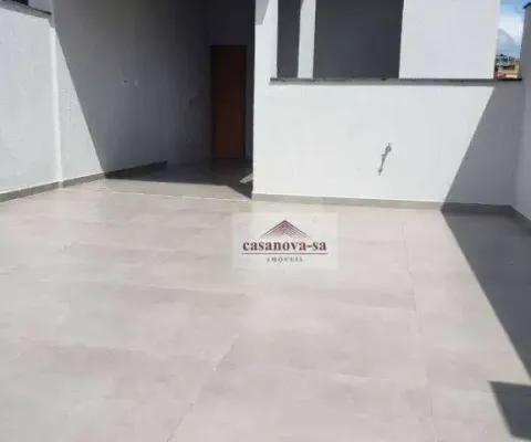 Cobertura com 2 dormitórios à venda, 102 m² por r$ 445.000,00 - parque das nações - santo andré/sp