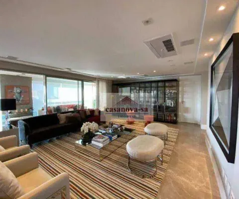 Apartamento para alugar, 264 m² por r$ 19.226/mês - santa paula - são caetano do sul/sp