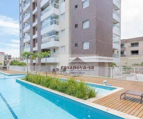 Apartamento com 3 dormitórios para alugar, 89 m² por r$ 4.805,00/mês - vila bastos - santo andré/sp