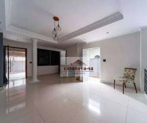 Sobrado com 3 dormitórios para alugar, 280 m² por r$ 4.418,00/mês - vila scarpelli - santo andré/sp