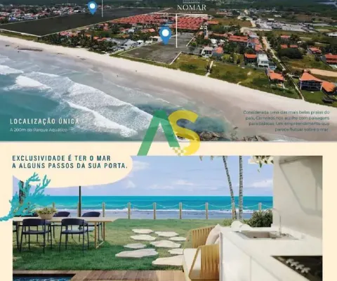 Nomar, apartamentos a venda na beira mar da praia dos carneiros, alto padrão.
