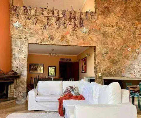 Casa com 3 dormitórios, 450 m² - venda por r$ 3.300.000,00 ou aluguel por r$ 11.500,00/mês - chácara malota - jundiaí/sp