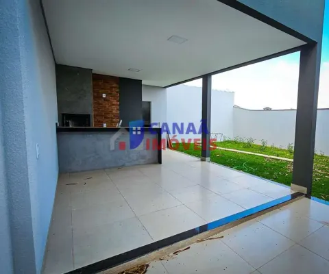 Casa nova, 3 quartos, bairro cidade jardim - uberlândia