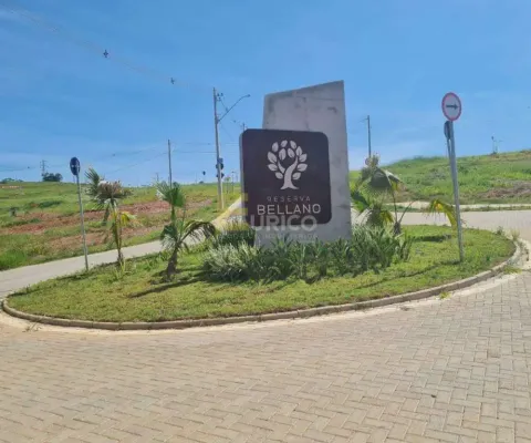 Terreno à venda no residencial reserva bellano em itatiba/sp