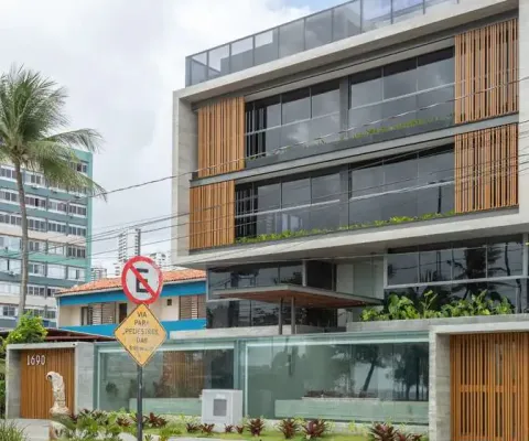 Luxo e sofisticação à beira mar, pronto pra morar, apartamento garden 3 suítes à venda em cabo branco, joão pessoa. paraíba.