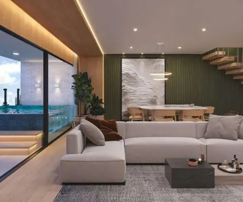 10% sinal + parcelinhas. cobertura duplex 3 quartos 2 suítes à venda na praia de camboinha em cabedelo - paraíba. entrega: 2026