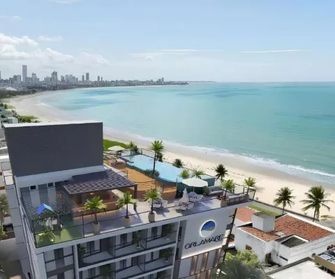 Investimento a poucos metros da praia: 12% de ato + facilitas. studios / flats à venda em manaíra, joão pessoa - paraíba. entrega em 2027
