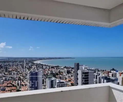Cobertura duplex 3 quartos 3 suítes com vista mar à venda no bessa joão pessoa - paraíba. pronto pra morar no ed. jardim michelangelo