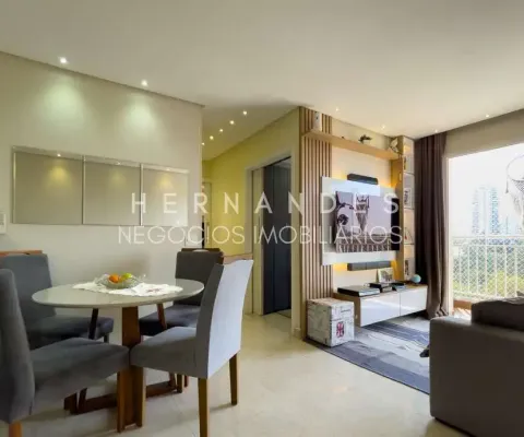 Apartamento à venda em barueri-sp, jardim tupanci: 2 quartos, 1 suíte, 1 sala, 2 banheiros, 2 vagas, 68m². confira!