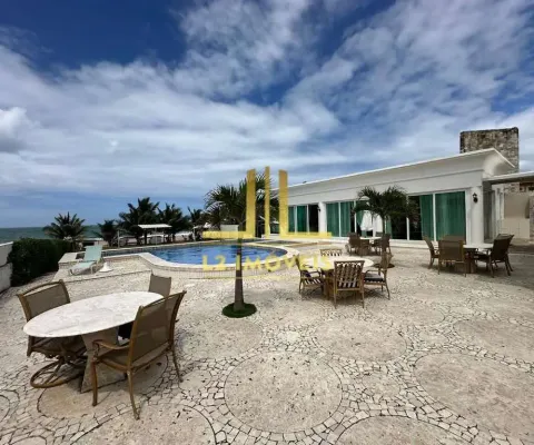 Casa duplex - 6 quartos sendo 5 suítes - vista mar - porteira fechada -  lauro de freitas