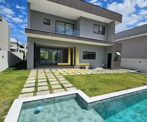 Casa luxuosa -  4 suítes - alphaville litoral norte 1