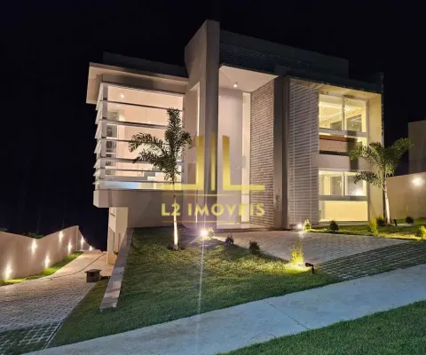 Casa luxuosa - 6 suítes -  alphaville litoral norte 3