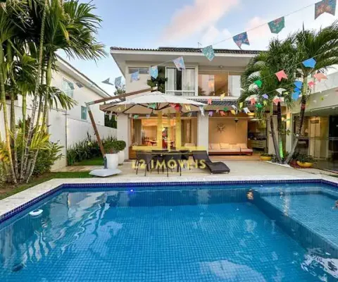 Casa luxuosa - 4 suítes - porteira fechada - alphaville litoral norte 1