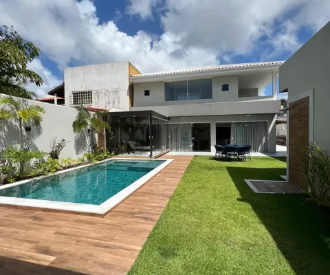 Linda casa em vilas do atlantico com 5 suítes porteira fechada alto padrão