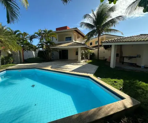 Casa em cond fechado com 4 suites e piscina em lauro de freitas no jardim atlantico residencial