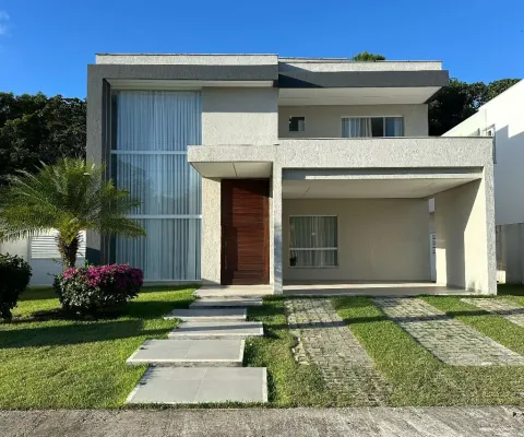 Casa a venda em alphaville litoral norte 3 com 4 quartos nova piscina e área gourmet