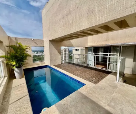 Cobertura para locação em patamares com 3 quartos piscina e área gourmet no platno greenville