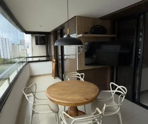 Apartamento a venda na pituba com 3 quartos nascente e varanda gourmet no gran ville