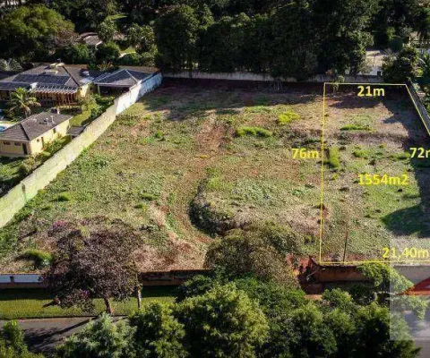 Terreno à venda, 1554 m² por r$ 1.800.000,00 - chácara malota - jundiaí/sp