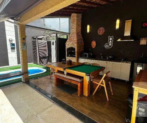Casa com 3 dormitórios à venda no quinta das atírias, 201 m² por r$ 1.700.000,00 - parque eloy chaves - jundiaí/sp