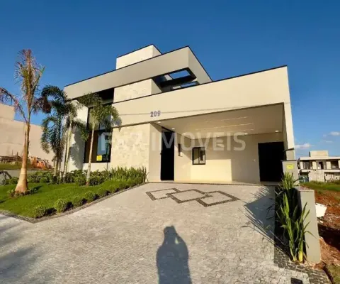 Casa em condomínio industrial de luxo com 3 suítes na residencial santorini, paulínia-sp - imperdível!