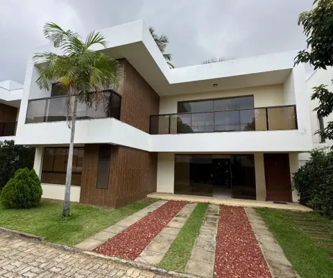 Casa alto padrão à venda em buraquinho – 4 suítes, mobiliada, energia solar e gourmet privativo