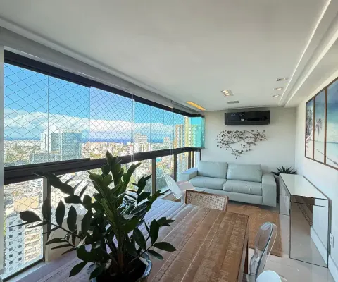 Apartamento à venda no elegance garibaldi | 3 suítes | 140 m² | vista mar | 3 vagas + depósito