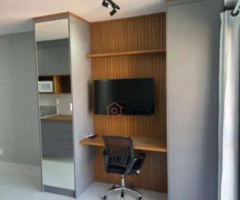 Studio com 1 dormitório para alugar, 26 m² por r$ 3.357/mês - brooklin paulista - são paulo/sp