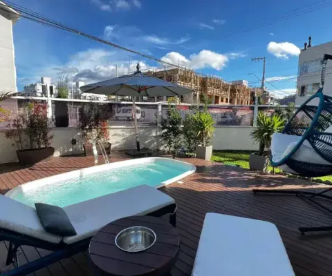 L# apartamento garden mobiliado com piscina privativa na região das gaivotas, na praia dos ingleses