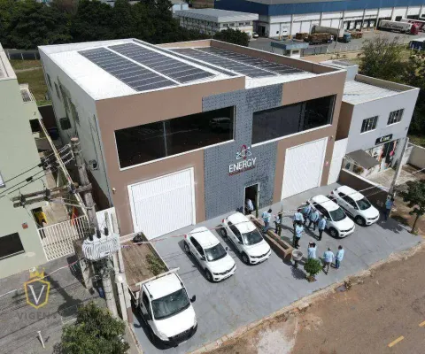 Galpão comercial duplo para locação, 676m² - parque das vinhas - itupeva/sp