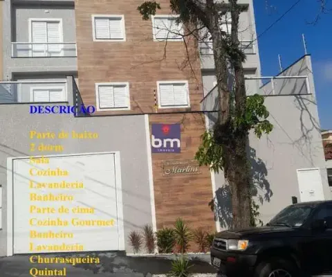 Apartamento à venda em santo andré, vila linda, com 2 quartos, com 50 m², residencial martins