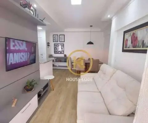 Apartamento com 2 quartos e 2 vagas garagem à venda, 55 m² por r$ 384.000 - edifício nova granja - fazendinha - sp