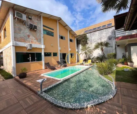 Casa, 431 m² - venda por r$ 2.000.000,00 ou aluguel por r$ 10.000,00/mês - balneário florida - peruíbe/sp