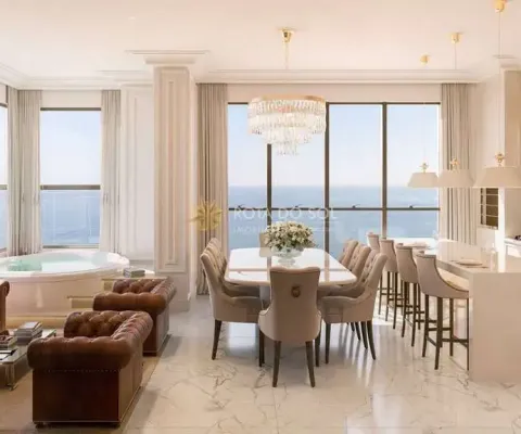 Palazzo royale duplex quadra mar 5 suítes em meia praia itapema