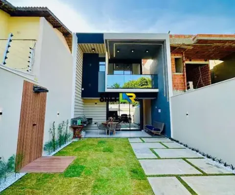 Casa com 4 dormitórios à venda, 134 m² por r$ 629.900,00 - guaribas - eusébio/ce