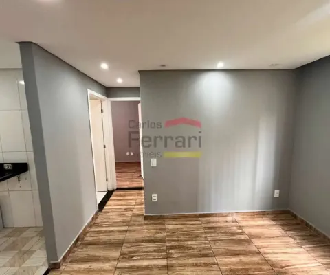Apartamento para locação, vila santos, 02 dormitórios, sala, cozinha, banheiro, sem vaga.