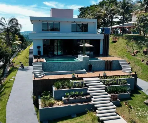 Sobrado mobiliado à venda no aldeia do vale com 6 suítes, 775 m² de construção e lazer completo