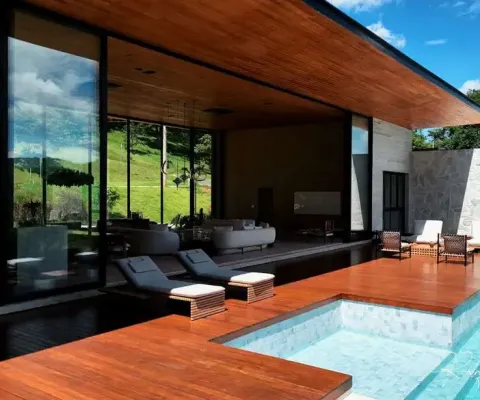 Casa mobiliada à venda no aldeia do vale com 4 suítes, vista espetacular e lazer completo